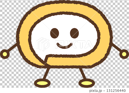 Character-style food icon: Roll cake 131256440