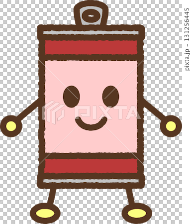 キャラクター風のアイコン 缶 キャラクター風のアイコン 缶 131256445