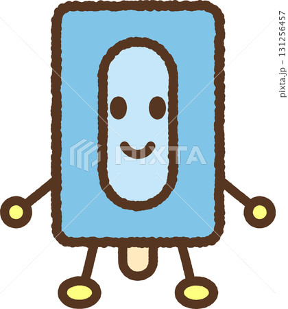 キャラクター風の食べ物アイコン　氷菓子 131256457