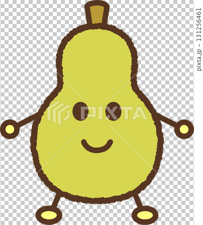 Character-style food icon: Pear Character-style food icon: Pear 131256461