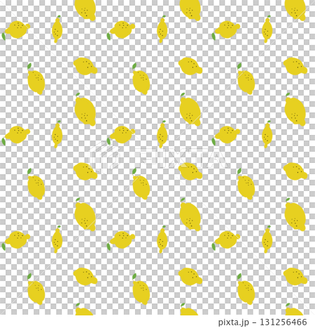 手繪檸檬圖案 131256466