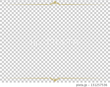 Neat upper and lower frames - Gold - Neat upper and lower frames - Gold - 131257536