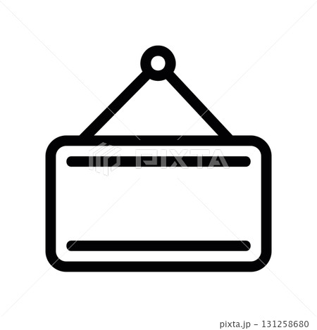 Simple black vector icon with a theme empty signのイラスト素材 [131258680] - PIXTA