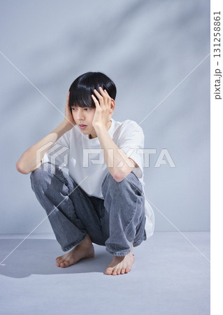 20代男性のビューティーイメージ ポートレート 20代男性のビューティーイメージ ポートレート 131258861