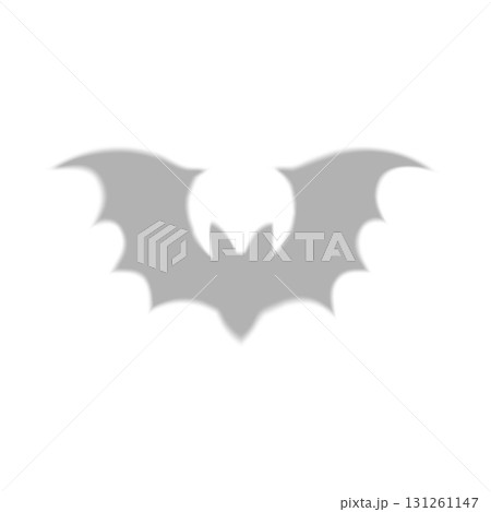 Flying bat vector silhouette illustration, cartoon scary shadow of open wings beast, night bird animal, Halloween symbol Flying bat vector silhouette illustration, cartoon scary shadow of open wings beast, night bird animal, Halloween symbol 131261147