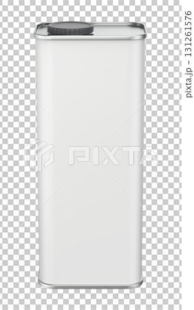 White blank square tin can for olive oil, motor oil or other liquids White blank square tin can for olive oil, motor oil or other liquids 131261576