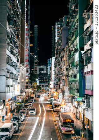 香港の裏通り 旺角(モンコック) ※一部ソフトフォーカス 香港の裏通り 旺角(モンコック) ※一部ソフトフォーカス 131263423