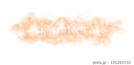 Dense orange smoke cloud with soft edges and transparency effect on a black background for fiery, warm, or energetic visual compositions Dense orange smoke cloud with soft edges and transparency effect on a black background for fiery, warm, or energetic visual compositions 131263558
