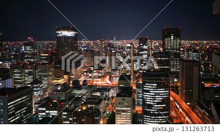 ザ・リッツ・カールトン大阪からの夜景(南側) ザ・リッツ・カールトン大阪からの夜景(南側) 131263713