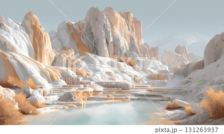 自然の中にある温泉 自然の中にある温泉 131263937