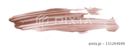 brown watercolor brush isolated on transparent background 131264699