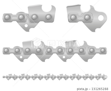 metal chainsaw chain cartoon stock vector illustration metal chainsaw chain cartoon stock vector illustration 131265288