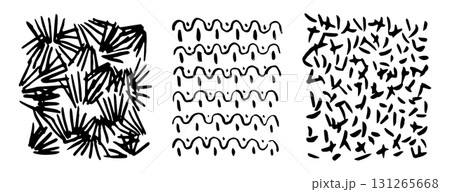 Paint Brush Marker Ink Strokes Textures Set and Abstract Pattern. Vector illustration of Hand Drawn Pencil Sketch Elements Paint Brush Marker Ink Strokes Textures Set and Abstract Pattern. Vector illustration of Hand Drawn Pencil Sketch Elements 131265668