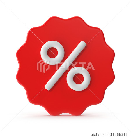 Red 3d discount badge 131266311