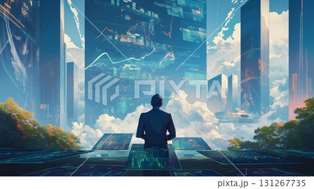 環境、未来、政治、経済、ファイナンス 131267735