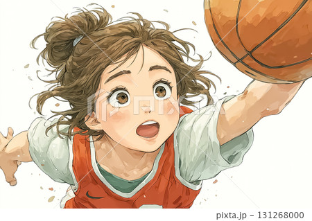美優シリーズ：高校生 バスケットボール部 練習中 131268000