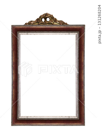 Vintage frame clipping path isolated Vintage frame clipping path isolated 131268204