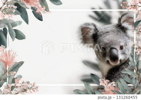 木の上で休むコアラ 131268455