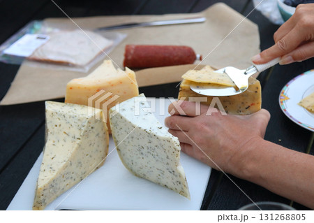 Different types of cheese 131268805