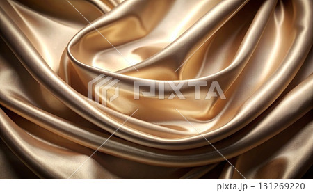 シャンパンベージュの布 131269220