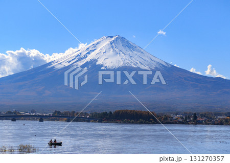 河口湖から望む 131270357