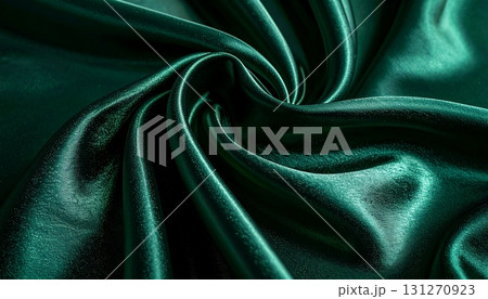 緑色の布 131270923