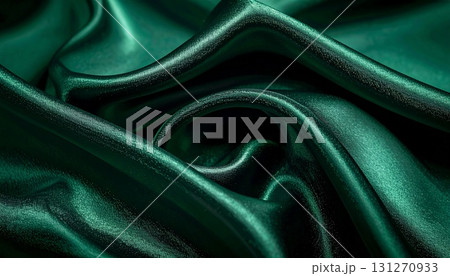 緑色の布 131270933