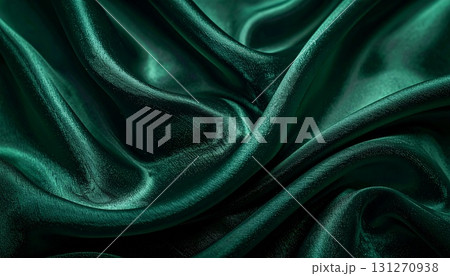 緑色の布 131270938