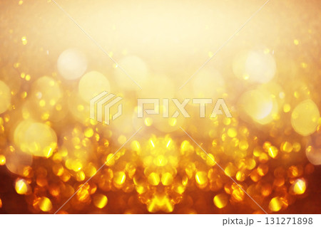 Abstract gold and white background with blur copy space for Celebrations 131271898