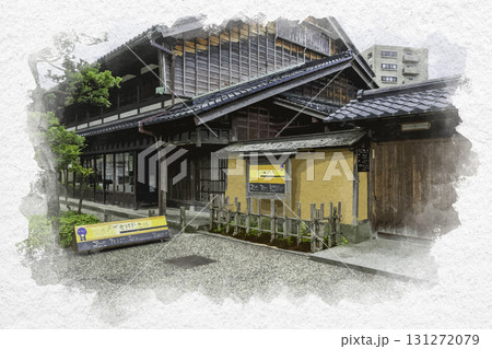 水彩画風　長町　金沢市老舗記念館　石川県金沢市 131272079