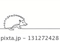 ハリネズミ線画 131272428