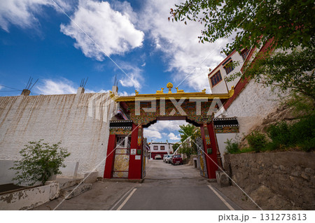 Beautiful Landscape around Thiksey Monastery Beautiful Landscape around Thiksey Monastery 131273813