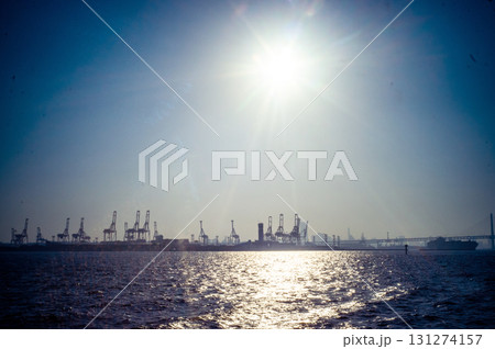 コンテナ埠頭の風景 131274157