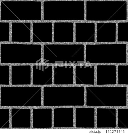 Brick background. Grunge filter. Monochrome particles abstract for wallpaper or background copy mask for photo editor. 131275543