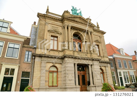 オランダ　ハールレムの街並み 131276021