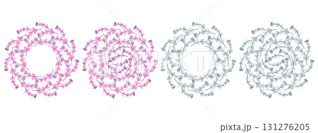 Outline Heart shape Twigs Circular Frames and Round Backdrops Blue Monday and Valentines Day Bundle Outline Heart shape Twigs Circular Frames and Round Backdrops Blue Monday and Valentines Day Bundle 131276205