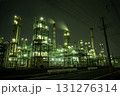 ライトアップされた工場群 : サイバーパンクな夜景 131276314