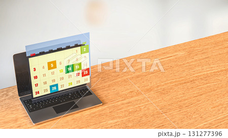 The Calendar for Business concept 3d Rendering. 131277396
