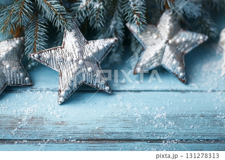 Christmas, New Year home decor. Empty white wall mock up with green fir branches in a vase on a white table. Mock up for displaying works Christmas, New Year home decor. Empty white wall mock up with green fir branches in a vase on a white table. Mock up for displaying works 131278313