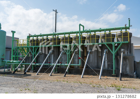 ガスかん水の分離槽・沈砂池 ガスかん水の分離槽・沈砂池 131278682