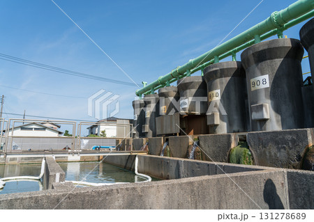 ガスかん水の分離槽・沈砂池 ガスかん水の分離槽・沈砂池 131278689