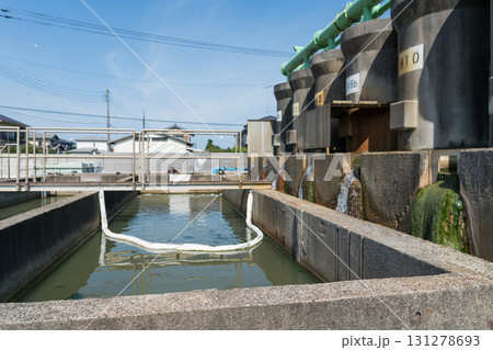 ガスかん水の分離槽・沈砂池 131278693