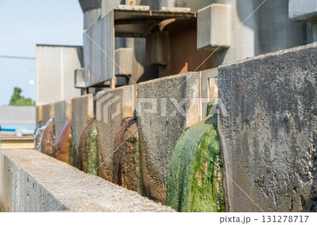 ガスかん水の分離槽・沈砂池 131278717