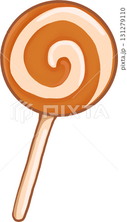 Clip art sticker lollipop. Illustration with sweets. 131279110