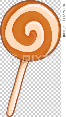 Clip art sticker lollipop. Illustration with sweets. 131279110