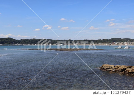 小坪飯島公園から和賀江島を望む(神奈川県逗子市小坪5丁目) 小坪飯島公園から和賀江島を望む(神奈川県逗子市小坪5丁目) 131279427
