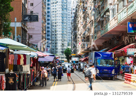 香港市民の暮らし・住まいイメージ 北角(ノースポイント) ※一部ソフトフォーカス 香港市民の暮らし・住まいイメージ 北角(ノースポイント) ※一部ソフトフォーカス 131279539