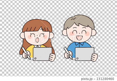 男女2人のイラスト 131280460
