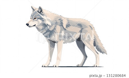 狼のイラスト 131280684