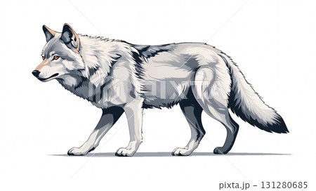 狼のイラスト 131280685